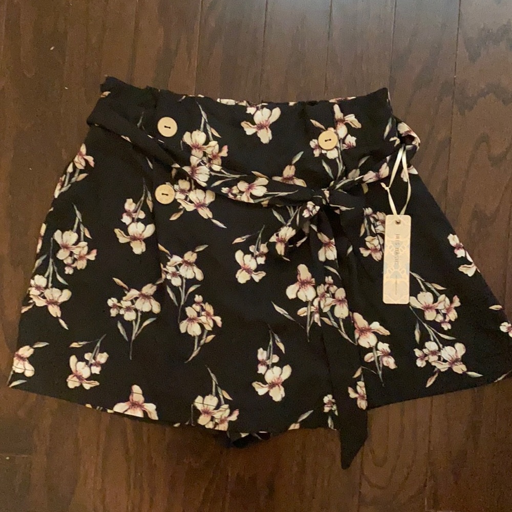 Floral skort